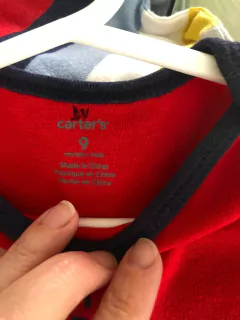 9M | Body rojo MC "Little Chief". CARTERS. 9 meses. en internet