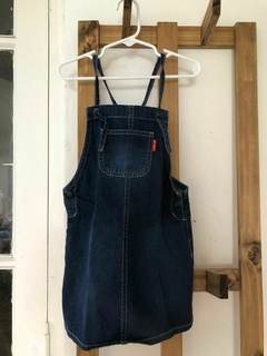 NUEVO -Jardinero de jean con tiritas regulables. MIMO. Talle 4 años. en internet