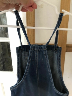 NUEVO -Jardinero de jean con tiritas regulables. MIMO. Talle 4 años. - Lo Canto • Moda Circular