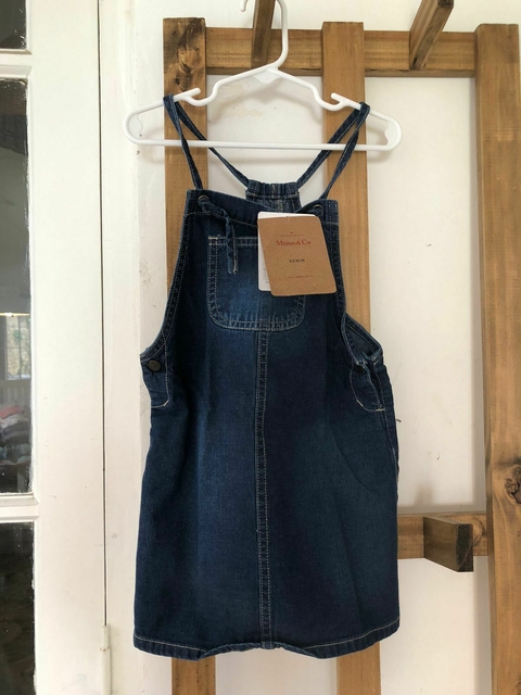 NUEVO -Jardinero de jean con tiritas regulables. MIMO. Talle 4 años.