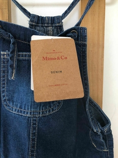 NUEVO -Jardinero de jean con tiritas regulables. MIMO. Talle 4 años. - comprar online