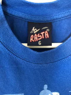 6A | Outlet. Remera azul Surf. RASTA. Talle 6 años. en internet