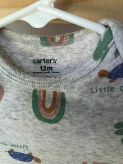 Body MC gris con animales. CARTERS. 12 meses. - comprar online