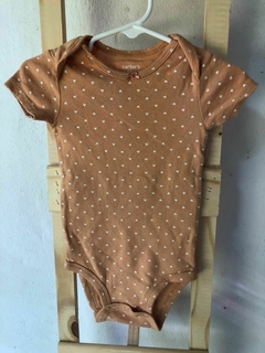 Body MC dulce de leche con corazones. CARTERS. 12 meses. - comprar online