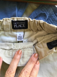 3A | Short beige. Childrens Place. Talle 3 años. Con elástico en la cintura regulable. - comprar online