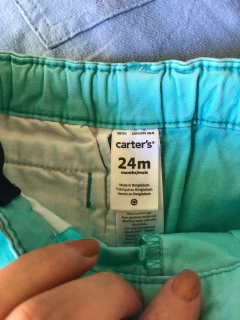 24M | Short verde agua. CARTERS. 24 meses. Con elástico regulable en la cintura. en internet