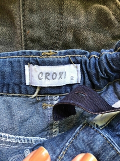 2A | Short de jean azul. CROXI. Talle 2 años. Con elástico regulable en cintura. - comprar online