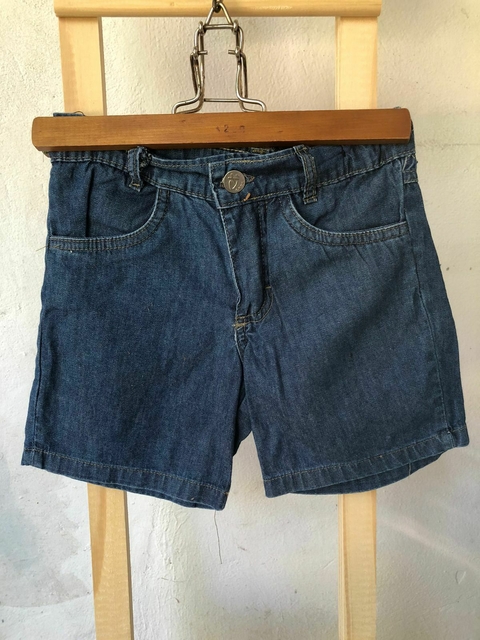 2A | Short de jean azul. CROXI. Talle 2 años. Con elástico regulable en cintura.