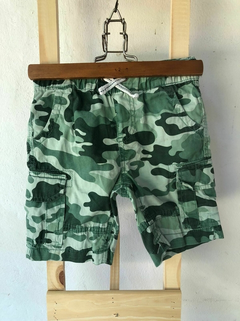 Outlet- Bermuda camuflada verde. CHEEKY. 3 años.