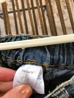 Jean azul recto. CARTERS. 9 meses. - comprar online