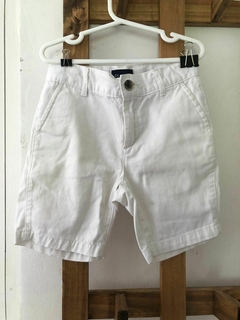 4A | Outlet- Short blanco con elástico regulable en cintura. PLACE. 5 años. Manchita. - comprar online