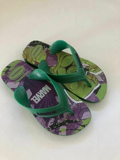 T29/30 | Ojotas Hulk. Marvel y HAVAIANAS. Talle 29/30. - comprar online