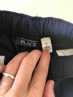 3A | Short azul con elástico. Childrens Place. Talle 3 años. La tela es finita y tiene bolsillos atrás- Como nuevo. - comprar online