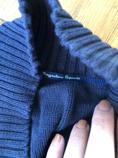 Sweater azul con botones. Magdalena Esposito. Talle 4 años. Impecable. - comprar online