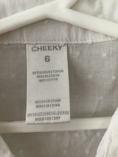 Camisa blanca MC. CHEEKY. 6 años. - comprar online