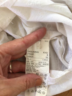 Camisa MC blanca. BENETTON. 3 años. - Lo Canto • Moda Circular