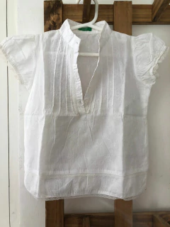 Camisa MC blanca. BENETTON. 3 años. - comprar online