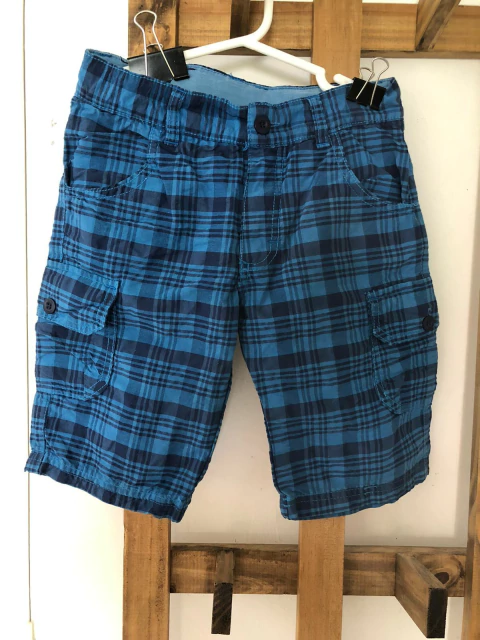 8A | Bermuda celeste a cuadros. CHEEKY. 8 años.