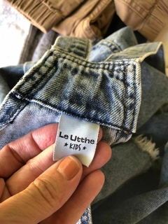 Jardinero de jean. LE UTHE. Talle 14 años. en internet