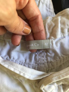 Short blanco. MIMO. Talle 12 años. - comprar online