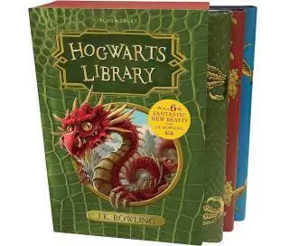 THE HOGWARTS LIBRARY, J K ROWLING (BOXSET) (HARDBACK)