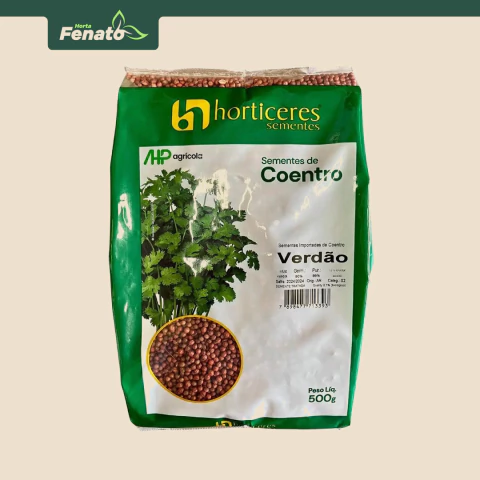 SEMENTES DE COENTRO VERDÃO HORTICERES 500g - comprar online