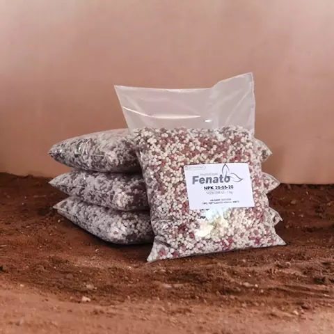 Fertilizante Granulado 20-05-20 - 1KG - NITROBRAS