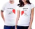 Kit Camiseta Por Onde For Quero Ser Seu Par