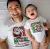 Kit Camiseta e body - Meu Primeiro Natal Com o Meu Filho