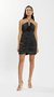 VESTIDO CURTO DECOTE V COM FRANZIDO - IODICE