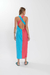 VESTIDO MIDI DECOTE QUADRADO BICOLOR - IODICE na internet