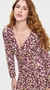 VESTIDO MIDI DECOTE V COM AMARRAÇÃO - ZINCO - comprar online