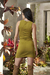 VESTIDO CURTO COM DETALHE EM AMARRAÇÃO NA CINTURA - TRITON - comprar online