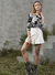 BLUSA OMBRO A OMBRO BLACK LEAVES - TRITON na internet