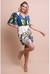 VESTIDO CURTO DECOTE V COM AMARRACAO - MORENA ROSA - loja online