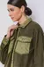 Imagem do CAMISA ALONGADA TEDDY COM DETALHE EM SUEDE - MAMÔ