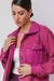 CAMISA ALONGADA TEDDY COM DETALHE EM SUEDE - MAMÔ - loja online