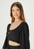 BLUSA CROPPED MANGA BUFANTE - HERING - SUPER SALE OUTLET | Morena Rosa, Colcci 50% OFF