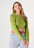BLUSA MANGA LONGA SLIM EM TRICOT LEVE - HERING - loja online