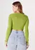 BLUSA CROPPED MANGA LONGA EM TRICOT - HERING - loja online