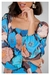 VESTIDO ENFEITE COM MANGA BUFANTE E FENDA NA LATERAL - LINDA DE MORRER - comprar online