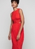 VESTIDO MIDI ACINTURADO EM LAISE - DZARM - comprar online