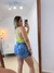 Cropped Alfaiataria Feminino Frente Única Modelo Gota - Flora Boutique