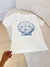 Blusa Algodão Feminina Gola Redonda Estampada Concha - comprar online