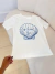 Blusa Algodão Feminina Gola Redonda Estampada Concha - comprar online