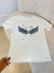 Blusa Algodão Feminina Gola Redonda Estampada Asa - comprar online