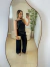Blusa Bata Feminina Crepe Assimétrica