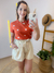 Short Linho Feminino Com Elástico Na Cintura - Flora Boutique