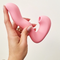 VIBRADOR PONTO G E CLITORIS COM PULSAÇÃO E DEDILHAR