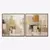 Imagem do Quadro Abstract Earthy Stains kit duas telas